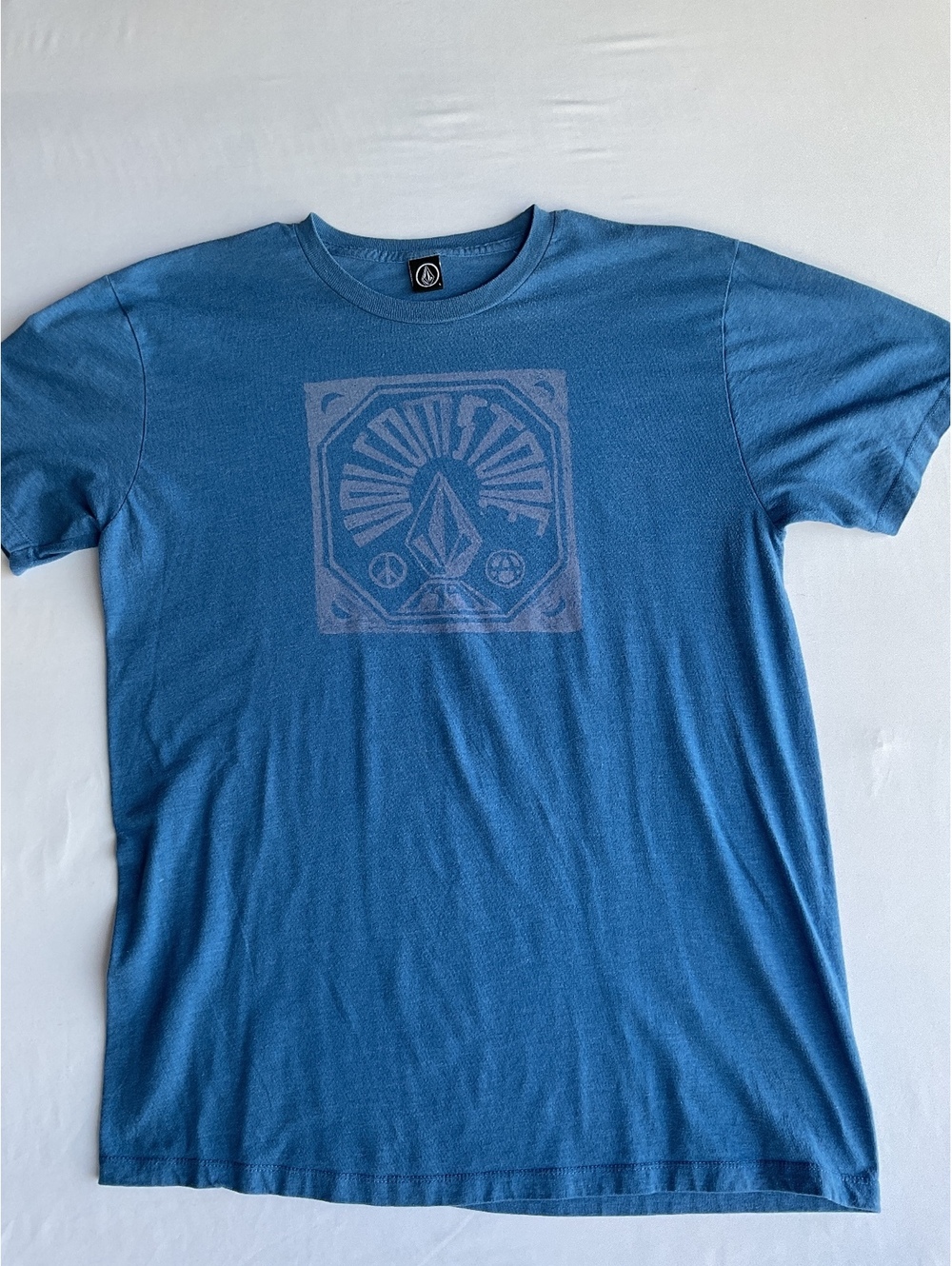 08/09 007 Volcom Blue Graphic T-Shirt